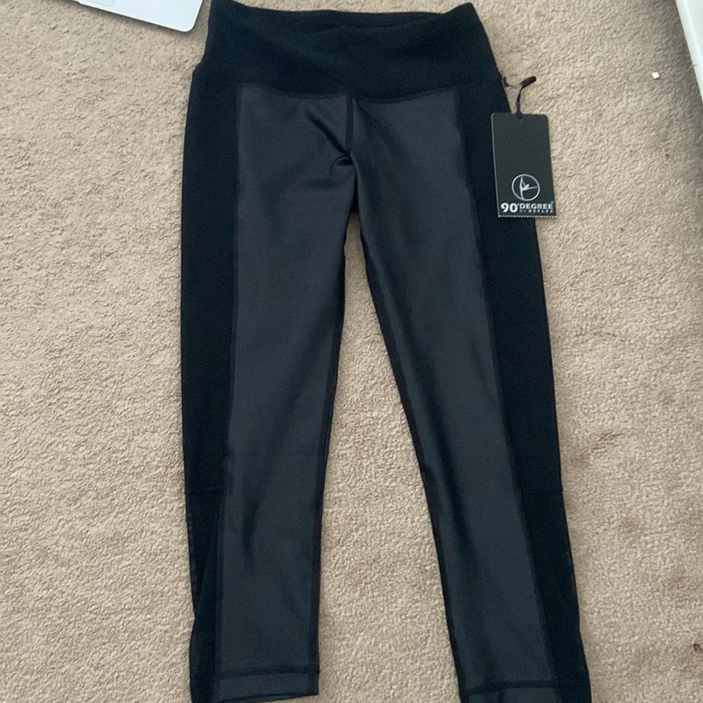 Black Leggings, 90 degree by reflex. size x-s